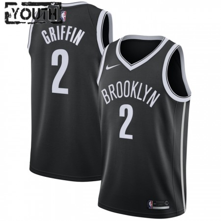 Dječji NBA Dres Brooklyn Nets Blake Griffin 2 Nike 2022-23 Icon Edition Crno Swingman